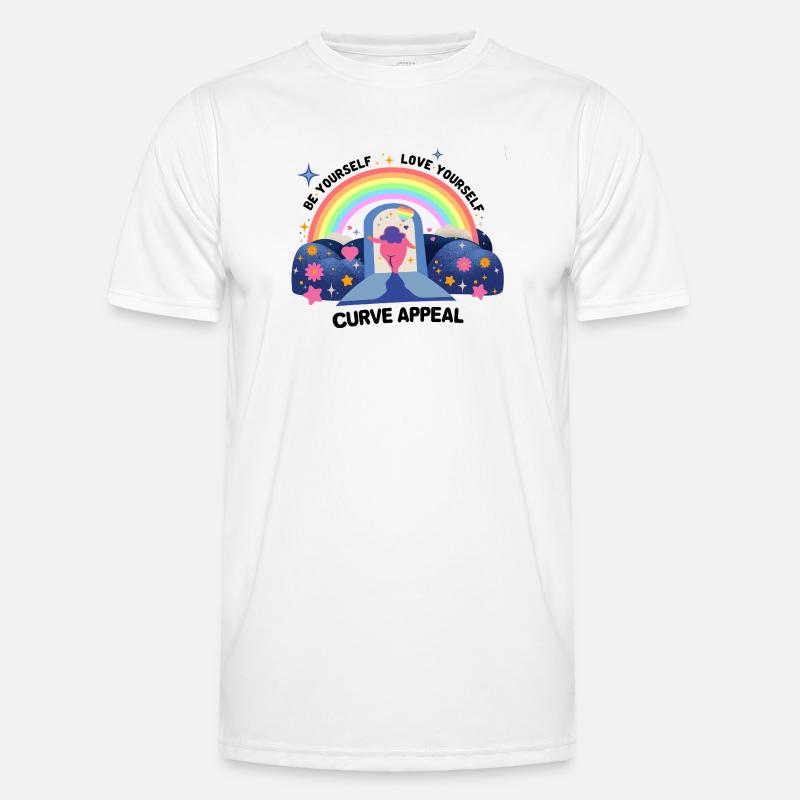 Rainbow Graphics Pride and Acceptance – Love Men's Functional T-Shirt