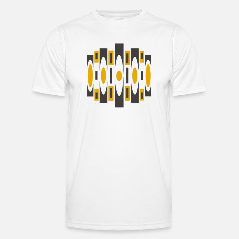 Psychedelic pattern by Cean - Men's Functional T-Shirt - white