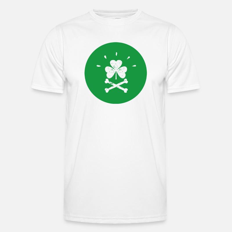 Joyeuse Roger Shamrock Saint-Patrick T-shirt sport Homme