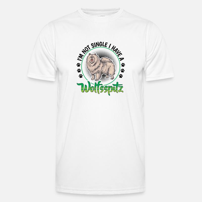 Wolfsspitz nicht single Deutscher Wolfsspitz - Männer Funktions-T-Shirt - Weiß