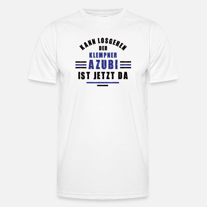 Trainee Plumber Apprenticeship Training Plumber Training - Men's Functional T-Shirt - white