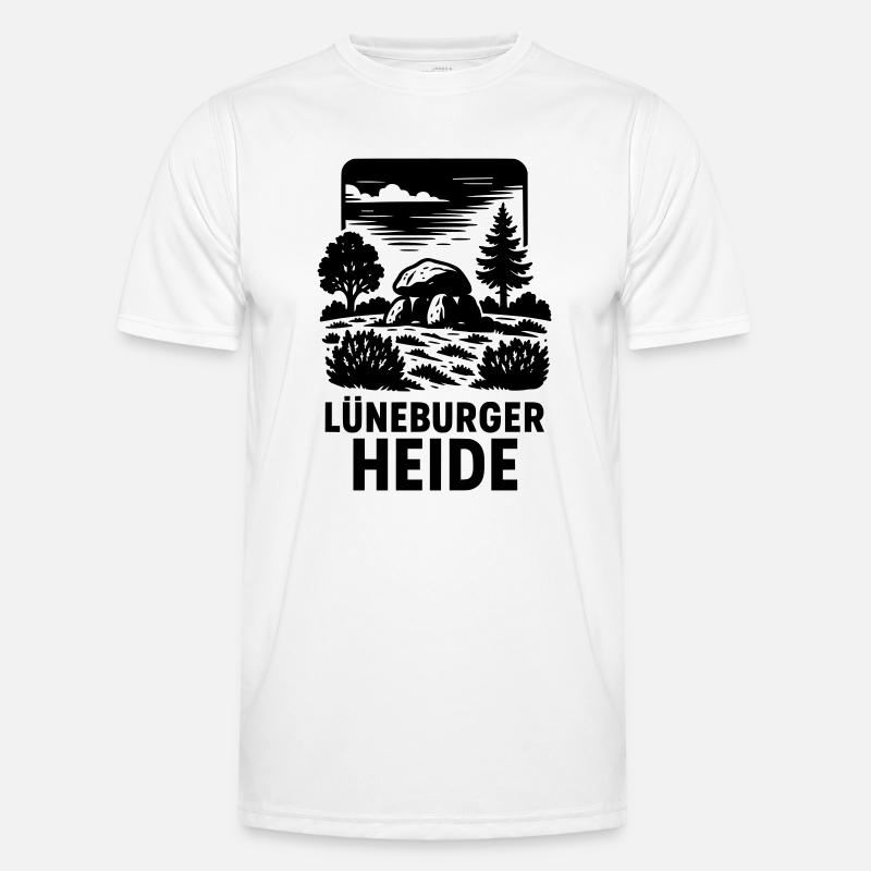 Lüneburger Heide  Männer Funktions-T-Shirt