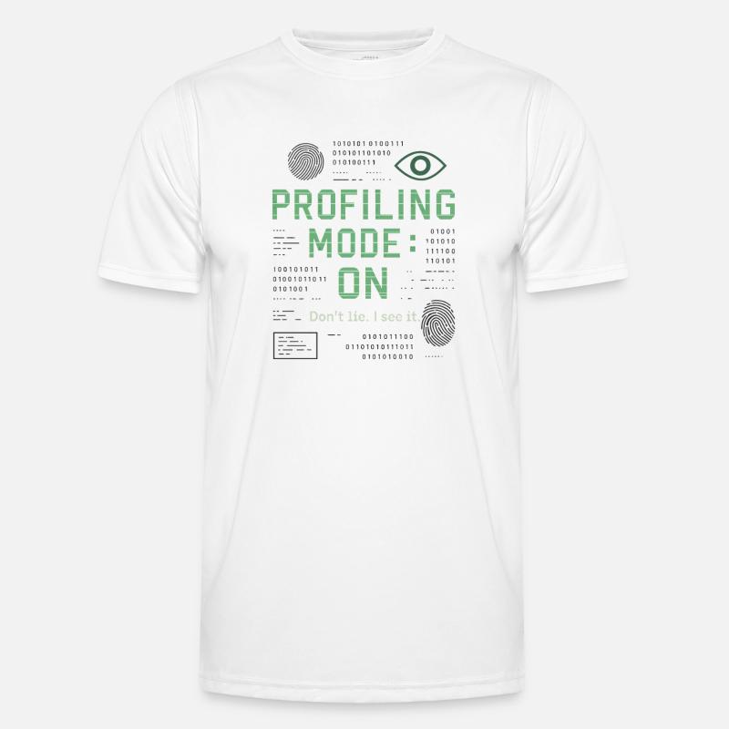 Profiling Mode: ON – True Crime & Mindhunter Shirt Men's Functional T-Shirt