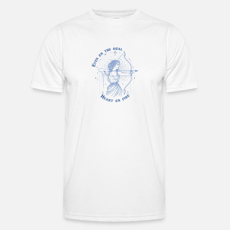 Schütze Sternzeichen Bogenschütze Sternzeichen Geschenk - Männer Funktions-T-Shirt - Weiß