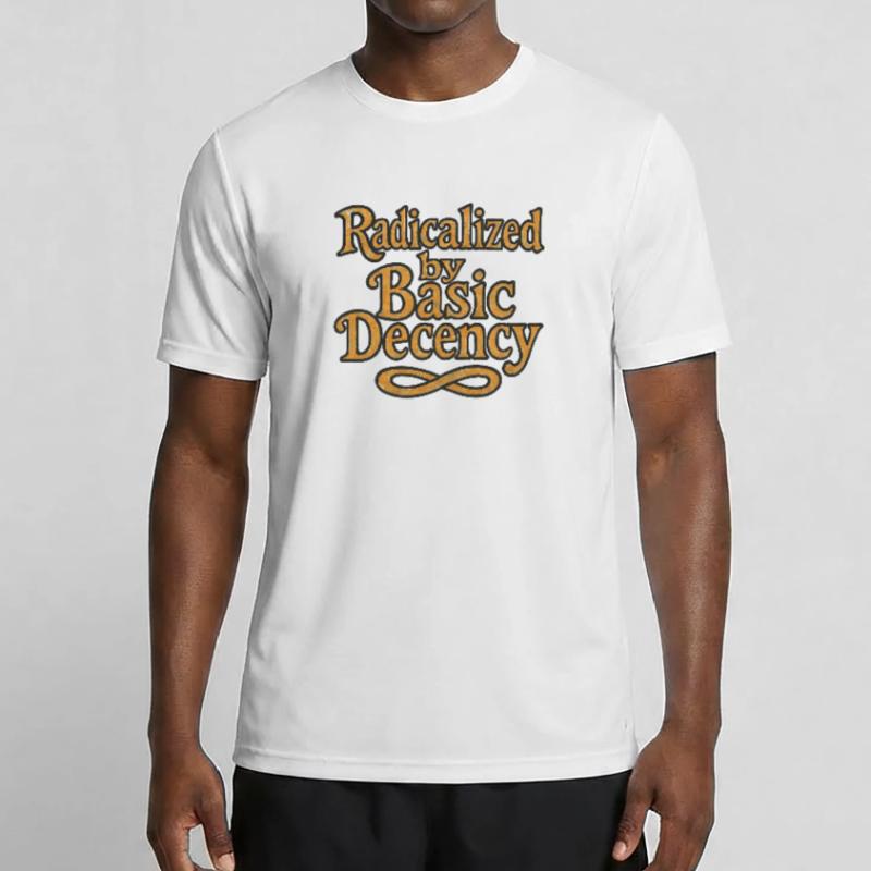 Radicalized by Basic Decency Men's Functional T-Shirt