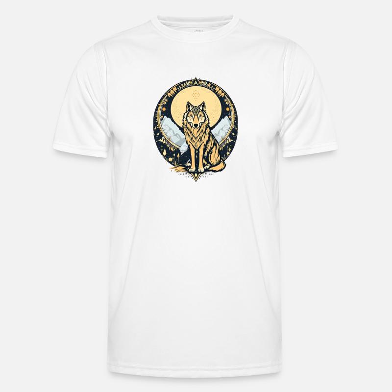 Boho Wolf Men's Functional T-Shirt