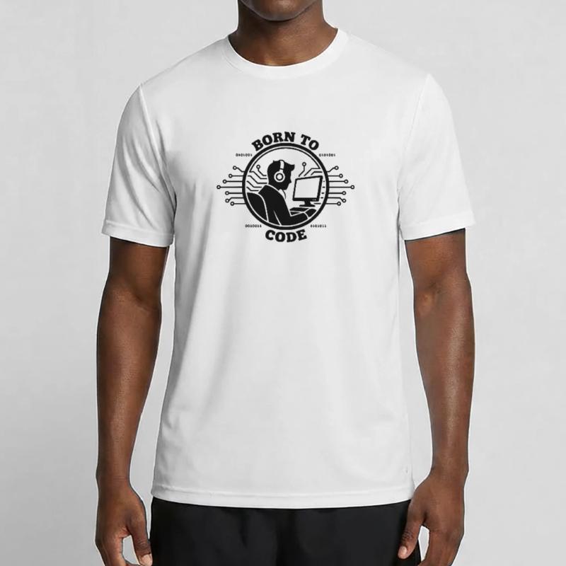 Programmierer, der zum Programmieren geboren wurde Programmierer Männer Funktions-T-Shirt