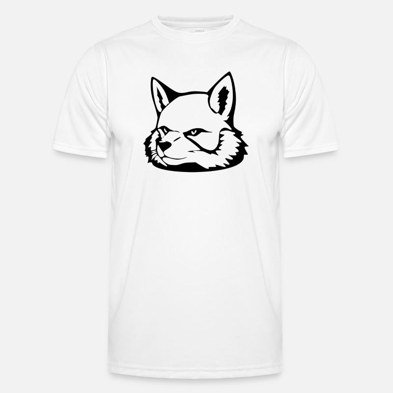 Fox T-shirt Gift - Men's Functional T-Shirt - white