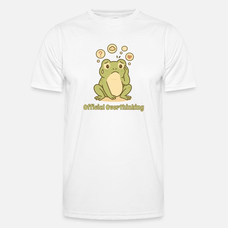 Grenouille réfléchie – Conception trop réfléchie T-shirt sport Homme