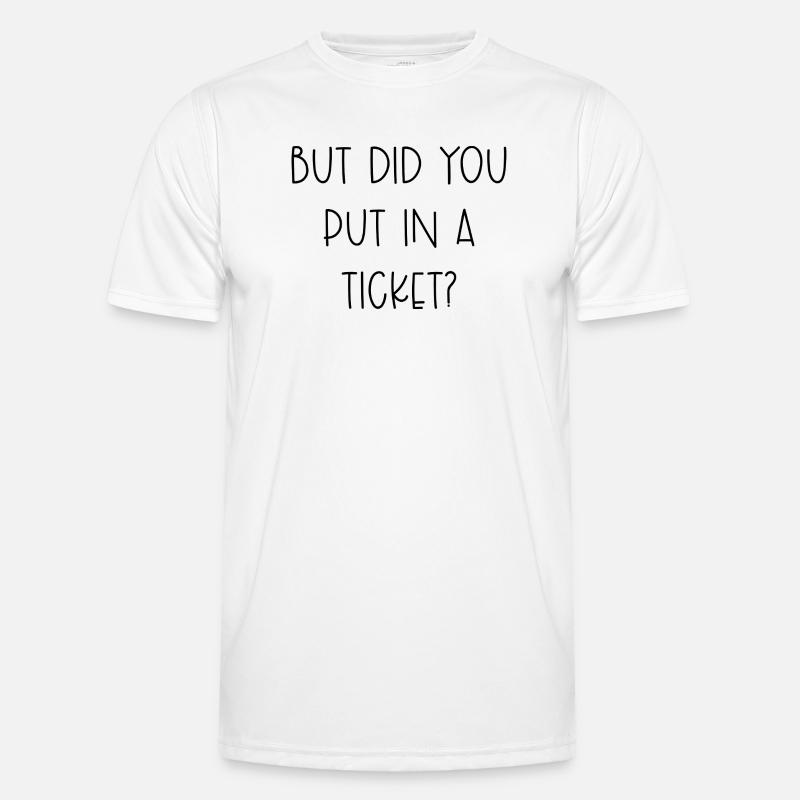 Sjov IT-support Tech Help Desk Billetgave - Funktionsshirt til herrer - hvid