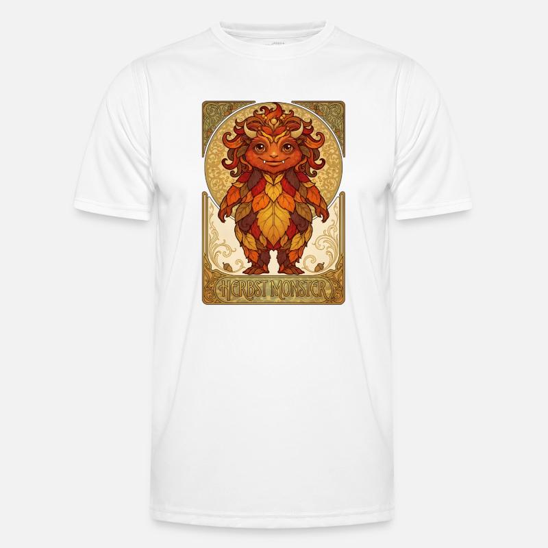 Monstres de feuillage d’automne T-shirt sport Homme