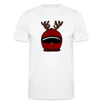 Weihnachten - Männer Funktions-T-Shirt - Weiß - Vorne - AI Model Male 178 dark (178cm)