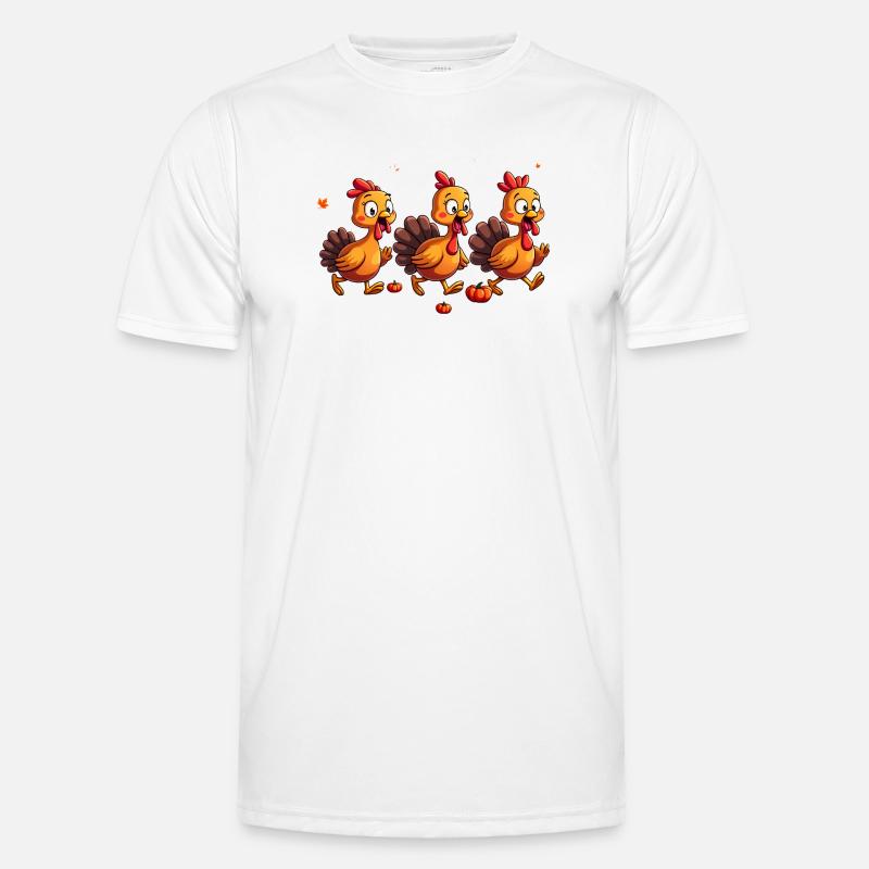 Bébé dinde de Thanksgiving T-shirt sport Homme