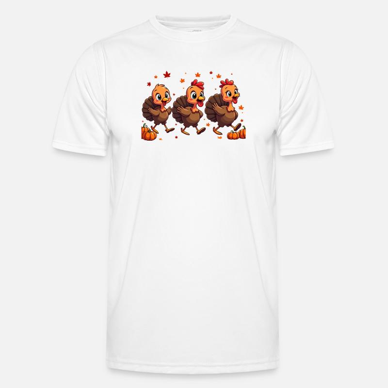 Bébé dinde de Thanksgiving T-shirt sport Homme
