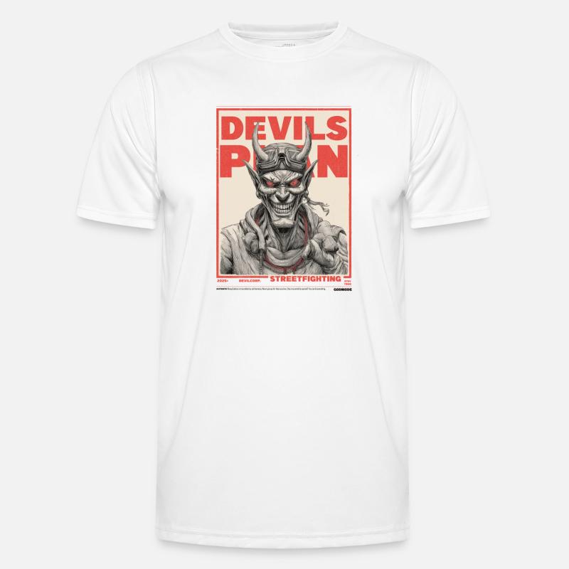 Devil's Plan - Men's Functional T-Shirt - white