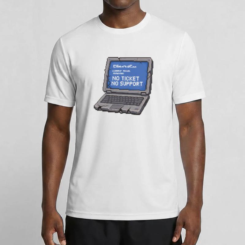 Pas de ticket, pas de support Admin IT Spruch T-shirt sport Homme