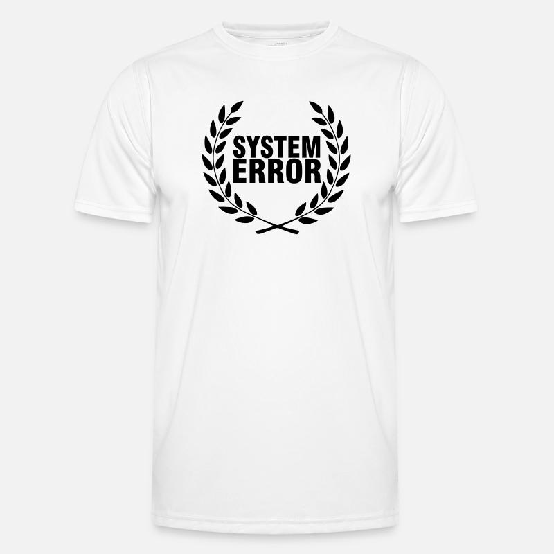 System failure - Men's Functional T-Shirt - white