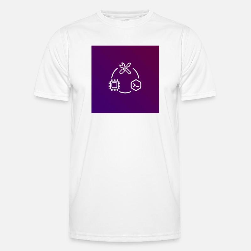 TechKreis Chip Code Tool - Men's Functional T-Shirt - white