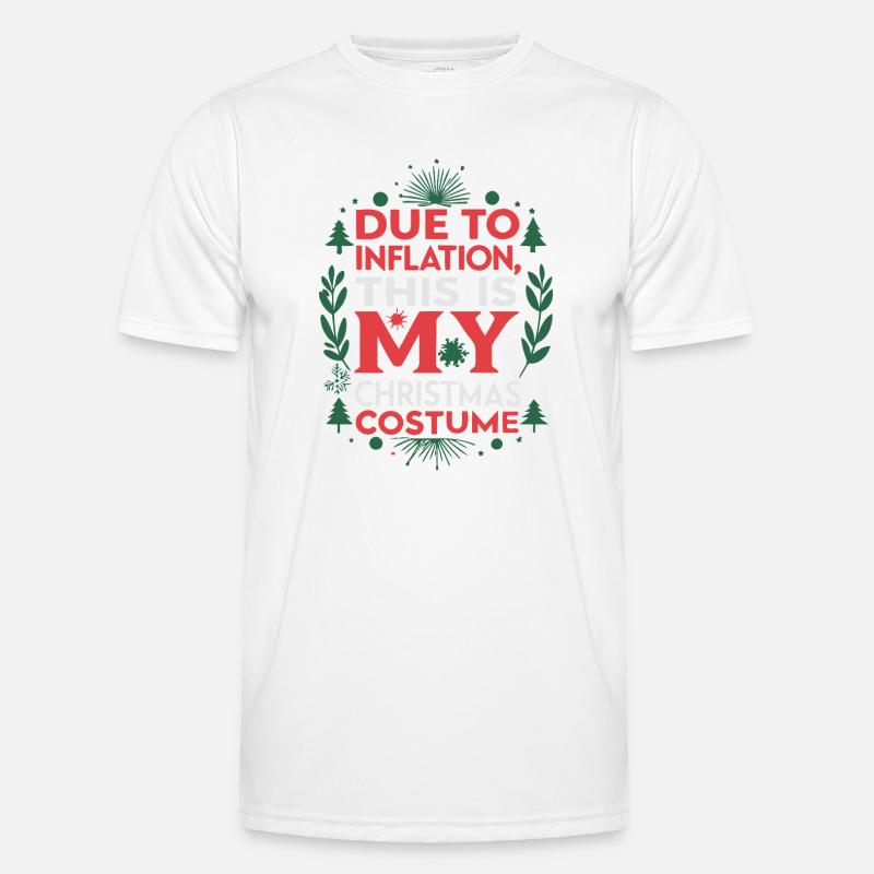 Inflation-Weihnachtskostüm Männer Funktions-T-Shirt
