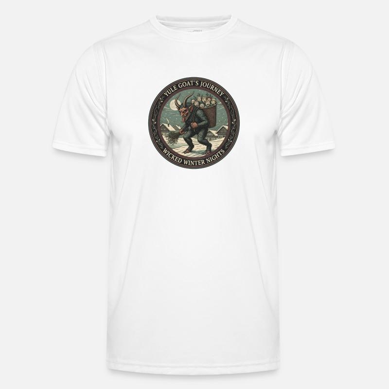 Die Reise der Weihnachtsziege – Böse Winternächte Männer Funktions-T-Shirt