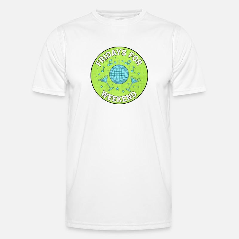Fridays for Weekend Disco Männer Funktions-T-Shirt