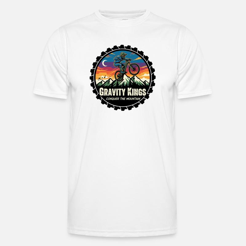 Gravity Kings: Conquer the Mountain Men's Functional T-Shirt