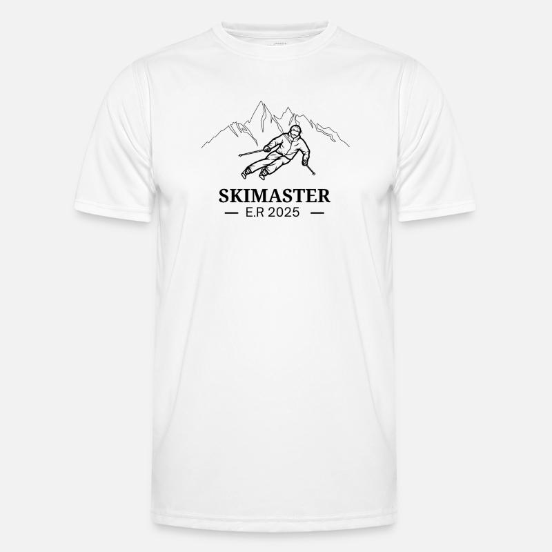 SKIMASTER - Men's Functional T-Shirt - white
