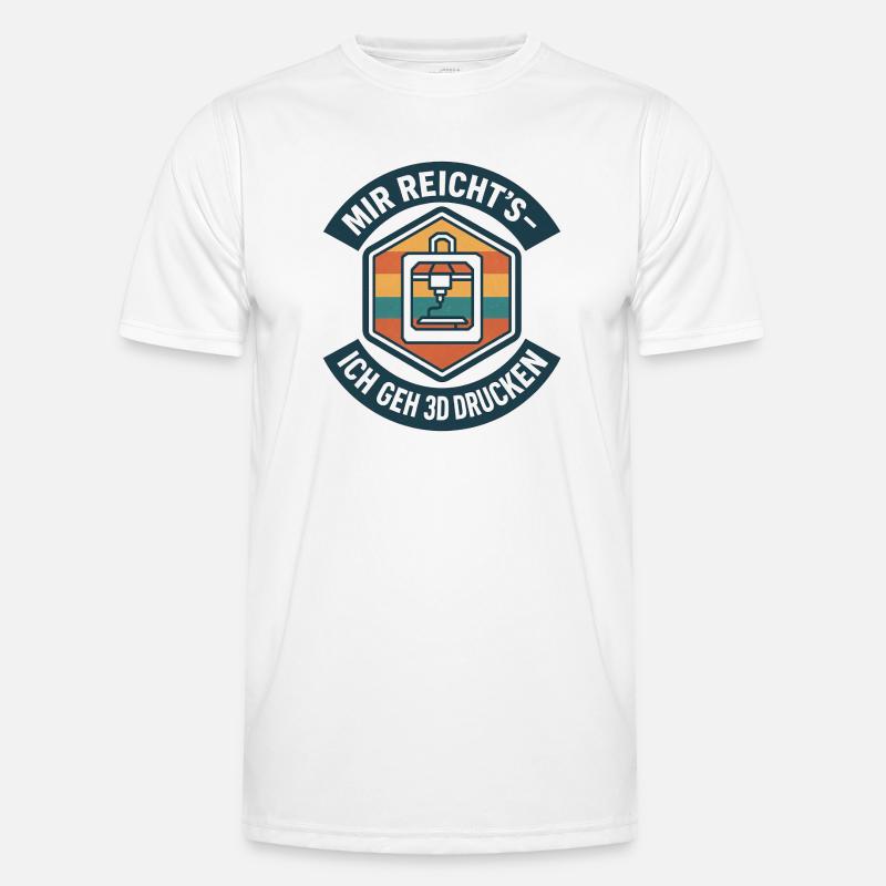 3D Printing I've Had Enough G-Code - Men's Functional T-Shirt - white