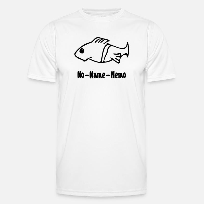 Fish without a name - Men's Functional T-Shirt - white