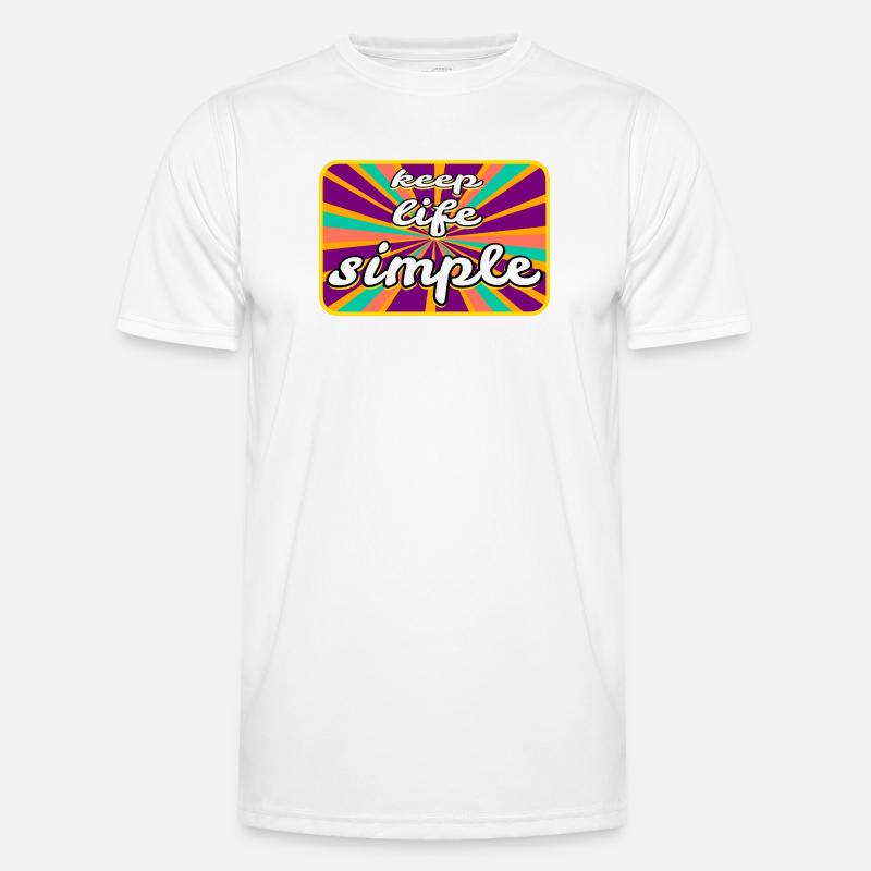 Das einfache Leben Männer Funktions-T-Shirt