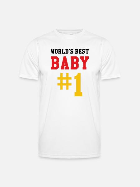 Best Baby - Birth - Child - Men's Functional T-Shirt - white