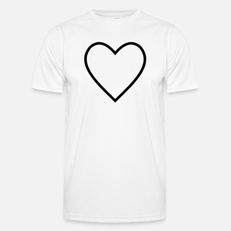 Trait de cœur T-shirt sport Homme