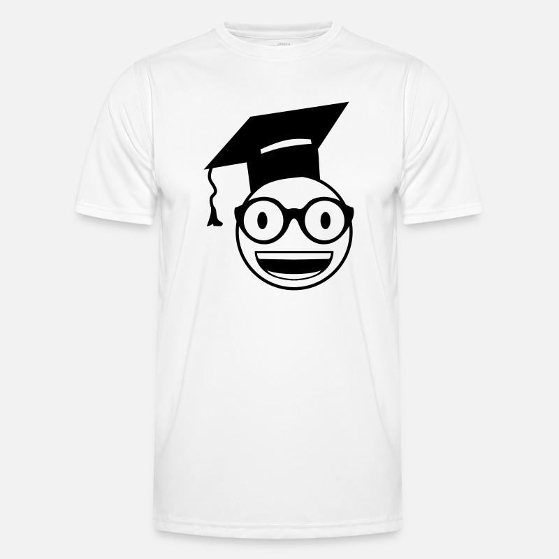 Nerd Student Männer Funktions-T-Shirt