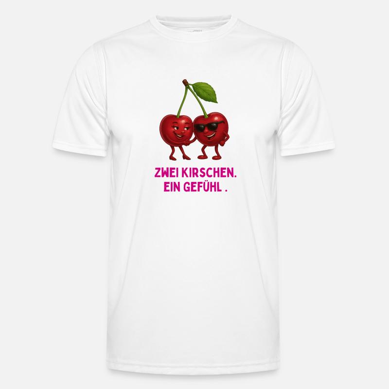 Two cherries, one feeling Men's Functional T-Shirt
