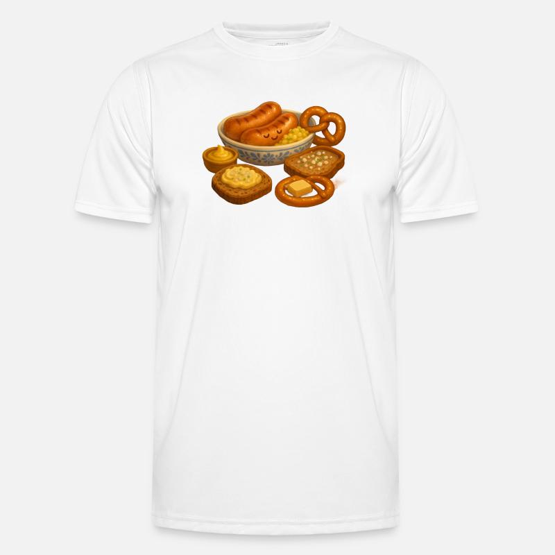 Wurstteller Männer Funktions-T-Shirt