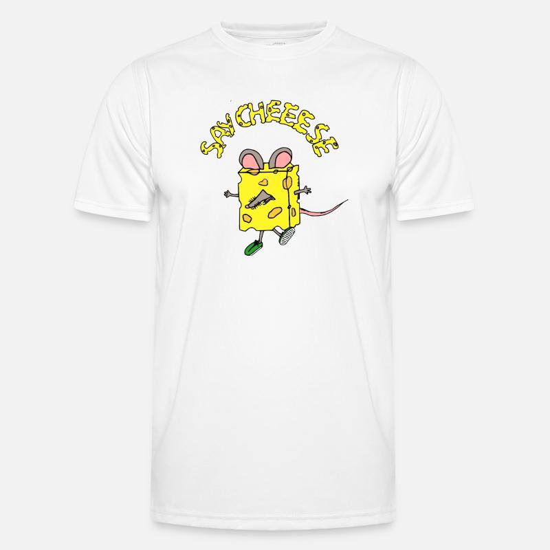 Käseheld im Comicstil Männer Funktions-T-Shirt