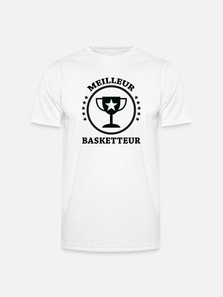 Best Basketball Player - Men's Functional T-Shirt - white