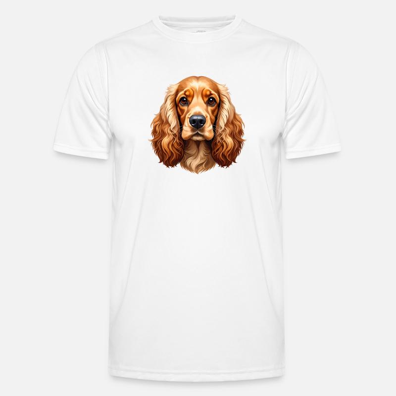 Cocker Spaniel Men's Functional T-Shirt