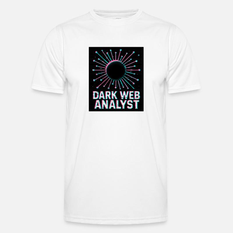 Dark Web Analyst - Cybersecurity - Men's Functional T-Shirt - white