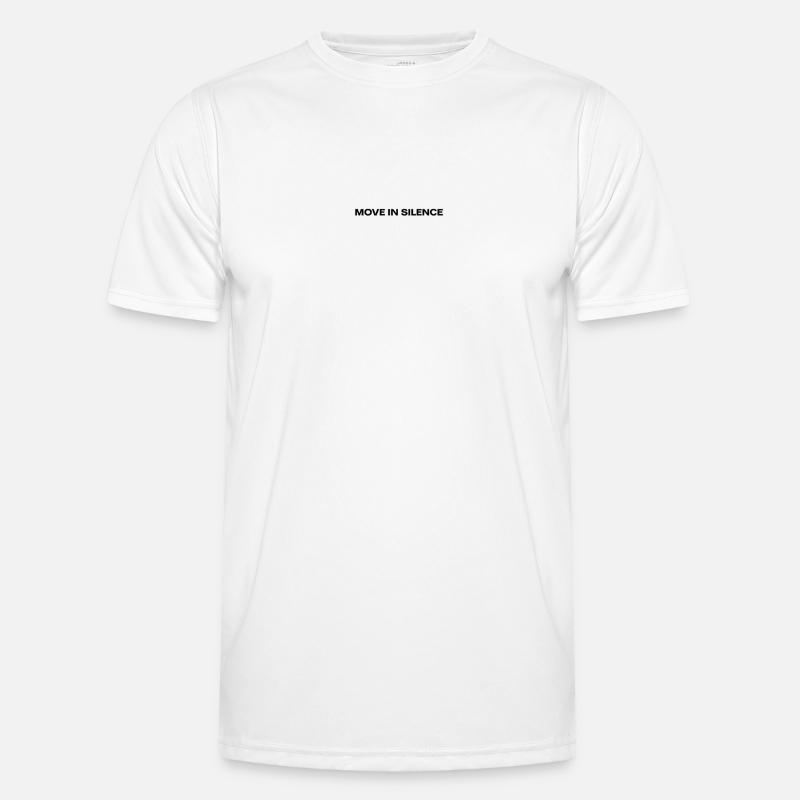 Bewegt euch schweigend Männer Funktions-T-Shirt