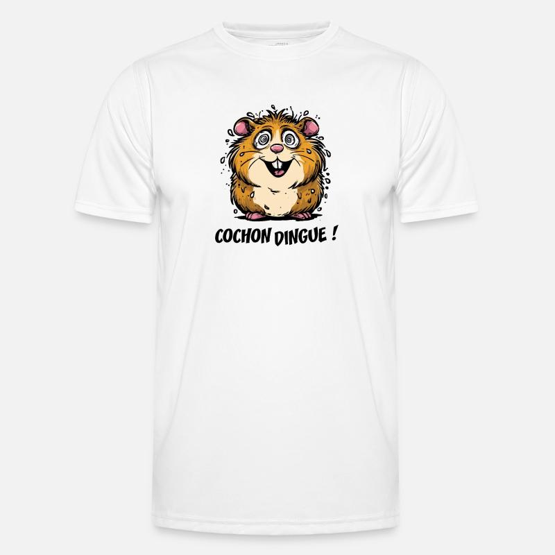 COCHON DINGUE ! T-shirt sport Homme