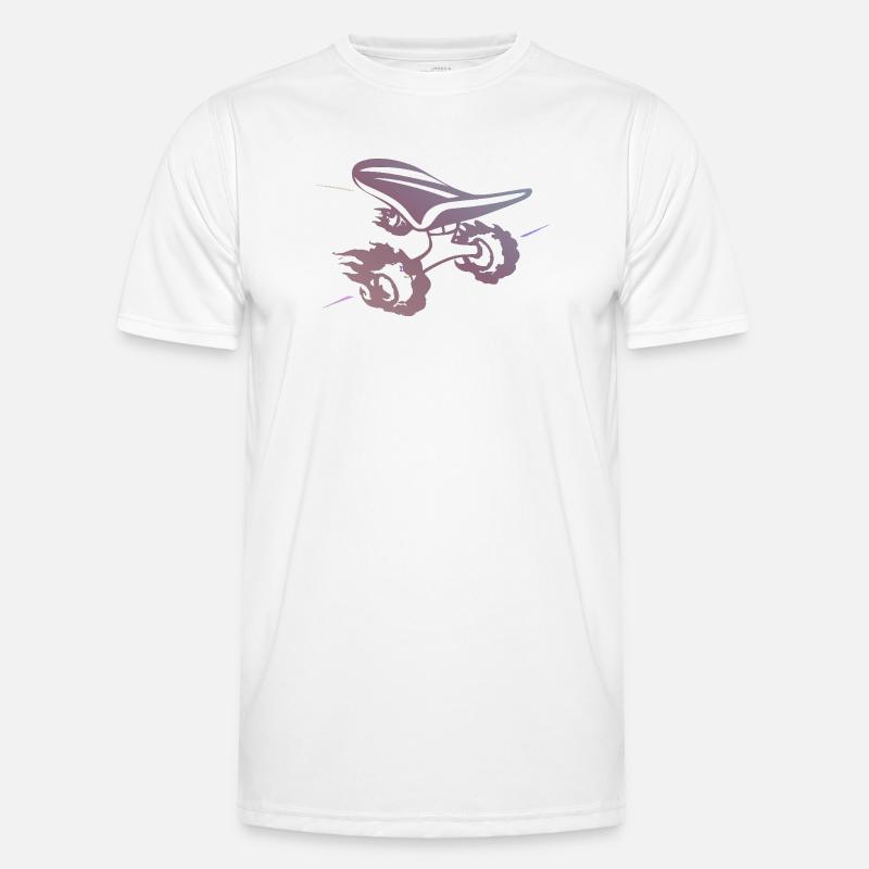 Gradient skateboard Silhouette Ride Männer Funktions-T-Shirt