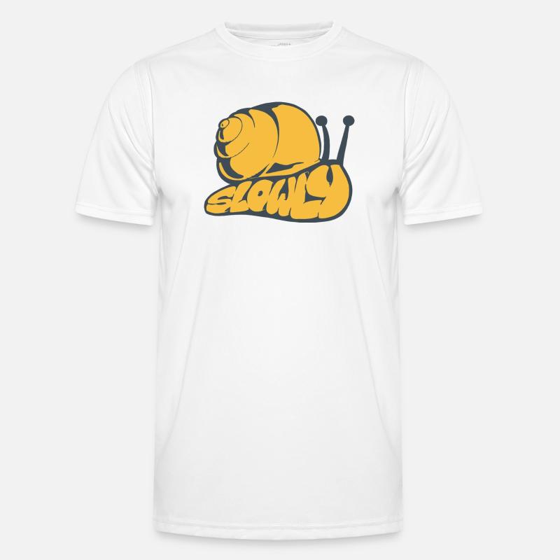 Langsam ein gezogenes Wort Männer Funktions-T-Shirt