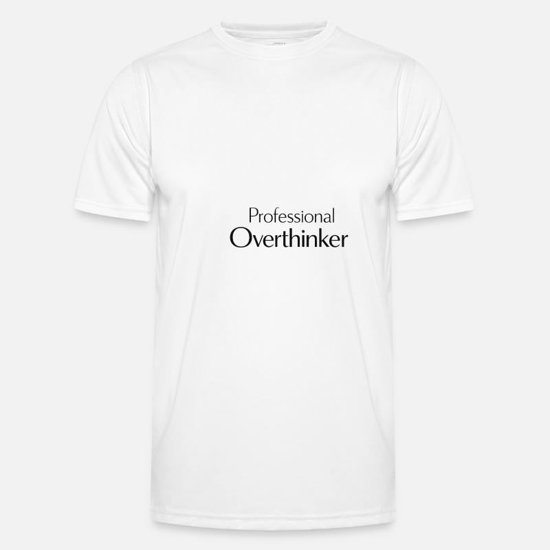 professional Overthinker Spruch Männer Funktions-T-Shirt