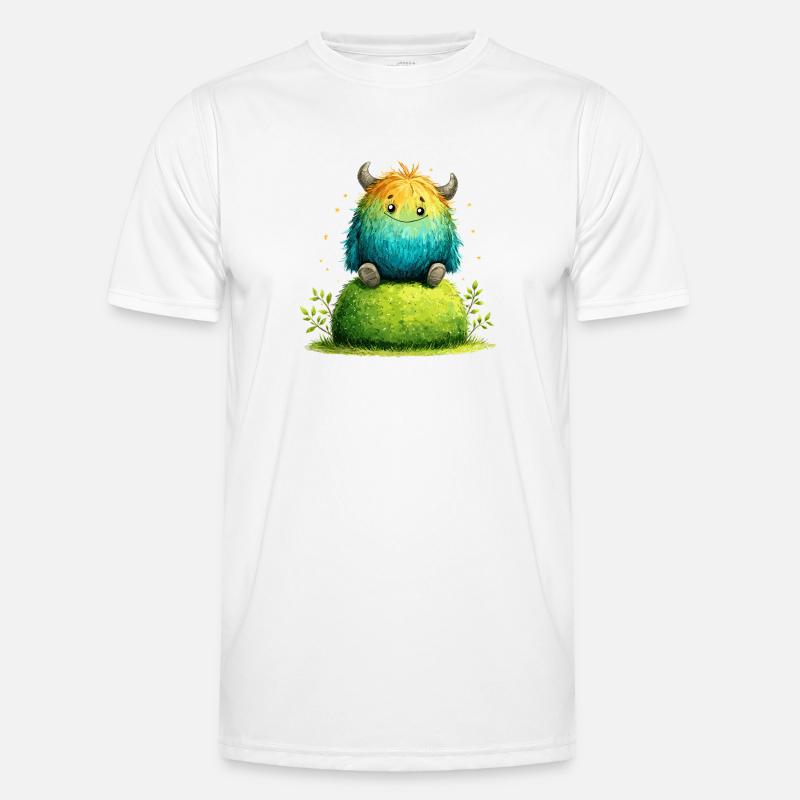Rainbow Cuddly Morpe Meadow Joy - Men's Functional T-Shirt - white