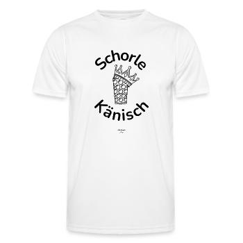Schorle Känisch - Männer Funktions-T-Shirt - Weiß - Vorne - AI Model Male 178 dark (178cm)