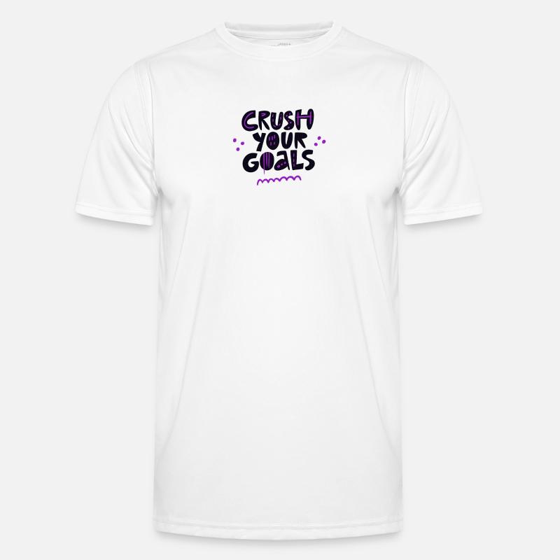 Écrasez vos objectifs : Violet Pulse T-shirt sport Homme