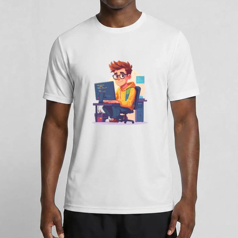 Programmierer oder Nerd Männer Funktions-T-Shirt
