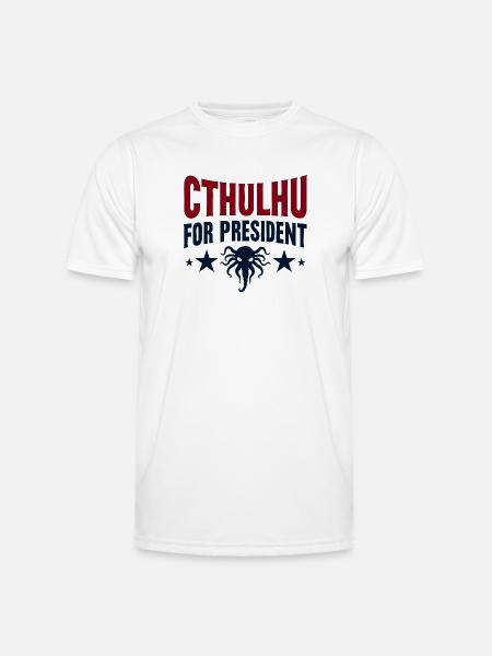 Cthulhu for Presidents - Men's Functional T-Shirt - white