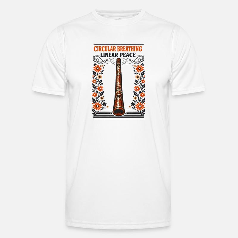 Circular breathing, inner peace | Didgeridoo Men's Functional T-Shirt